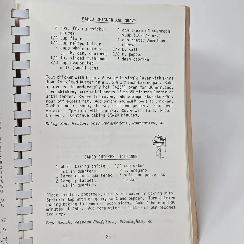 Vintage Taste Southern Cooking Recipe Book 1985 National Square Dance Convention